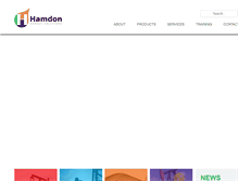 Tablet Screenshot of hamdon.net